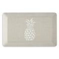 thumbnail image 1 of Martha Stewart Aloha Modern Pineapple Anti-Fatigue Air-Infused Kitchen Mat, Beige, 19.6"x32", 1 of 9