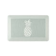 thumbnail image 1 of Martha Stewart Aloha Modern Pineapple Anti-Fatigue Air-Infused Kitchen Mat, Mint Green, 19.6"x32", 1 of 5