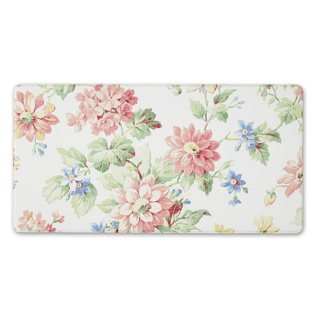 Martha Stewart Bloomfield Cape Cod Flower AntiFatigue Kitchen Mat
