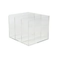 thumbnail image 1 of Martha Stewart Brody Acrylic 3 Section File Holder Office Desktop Organizer, 8.5" x 6.5", 1 of 12