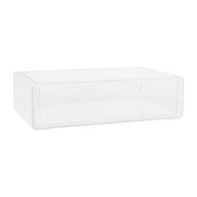 Martha Stewart Brody Plastic Stackable Office Desktop Organizer Box with Drawer, 12.75 x 7.75