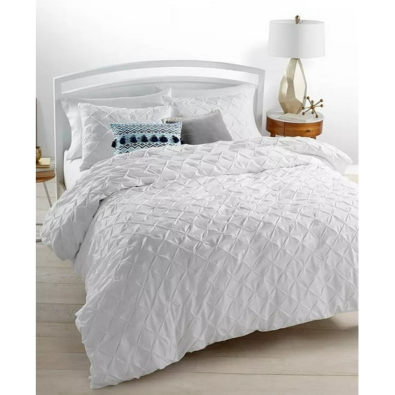 Martha Stewart Classic 2-Pieces White Comforter Bedding Sets, Twin