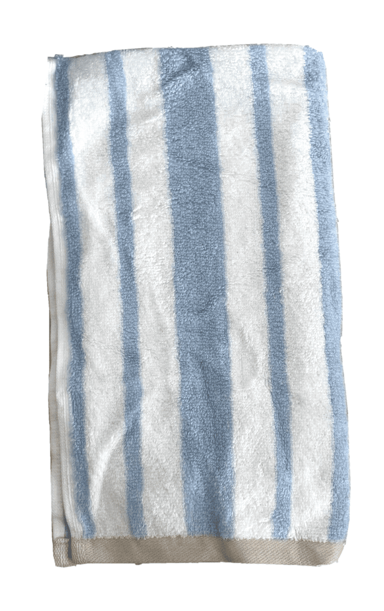 Martha Stewart Collection 100 Cotton Striped Nautical Hand Towel Frozen Pond Walmart