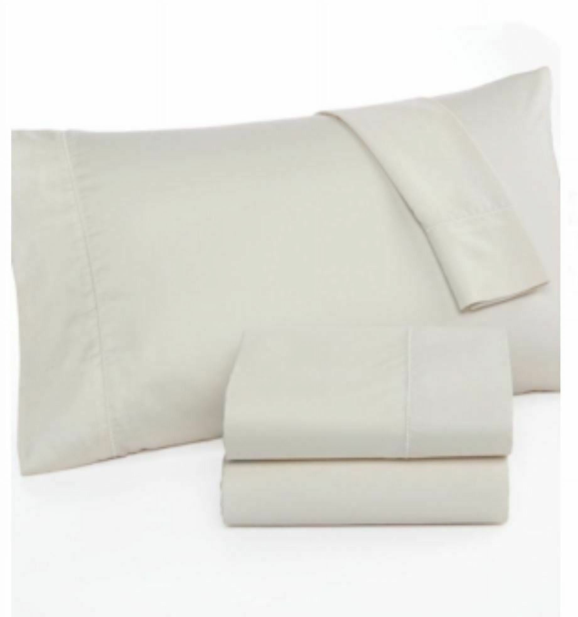 Martha Stewart Collection 300 TC 100 Cotton Sateen Fitted Sheet TWIN