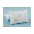 thumbnail image 1 of Martha Stewart Collection Cotton Pleasant Fields Reversible Quilted Standard Sham, 20"x26", Dusty Bubbles, 1 of 2