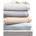 thumbnail image 1 of Martha Stewart Collection Quilted Triple Knit Full/Queen (90 Inch x 90 Inch) Blanket, Gray, 1 of 1