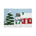 thumbnail image 1 of Martha Stewart Collection Snowman 20" X 30" Hooked Rug, 1 of 2