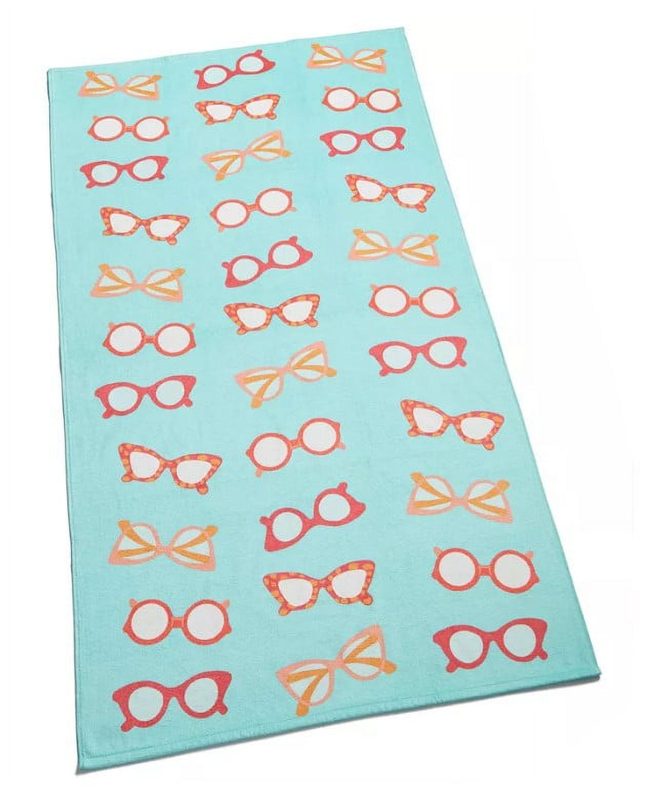 Martha Stewart Collection Sunglasses Cotton Beach Towel 38 X 68"