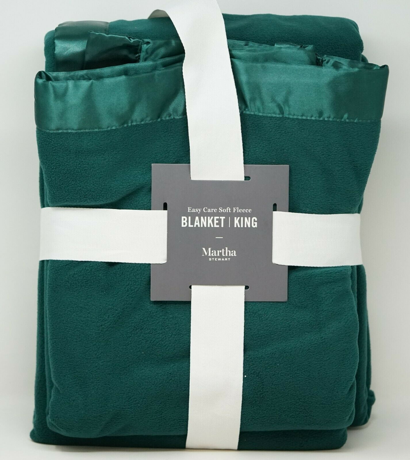 Martha Stewart Collection Super Soft Fleece Blanket KING