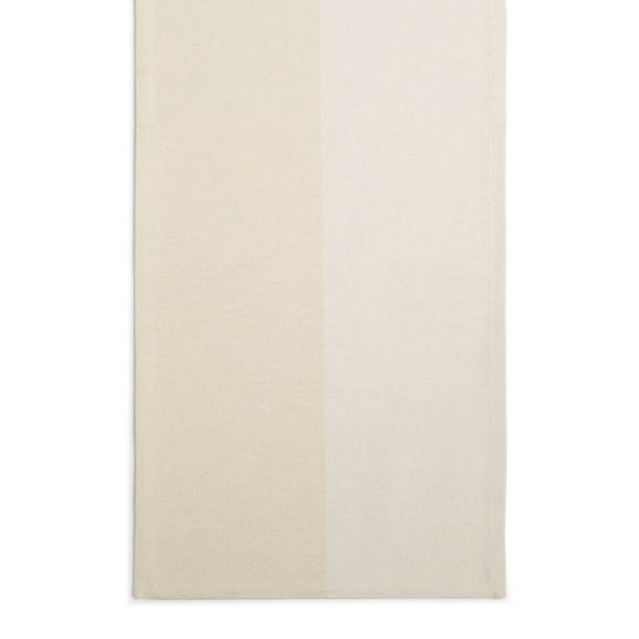Martha Stewart Collection White Color Block Runner