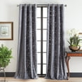 thumbnail image 1 of Martha Stewart Contemporary Grommet Light Filtering Curtain Panel, 50" x 95" (2 Panels), 1 of 6