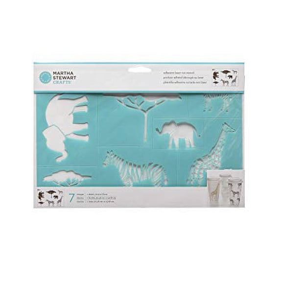 Martha Stewart Crafts Adhesive Laser-Cut Stencil: Safari
