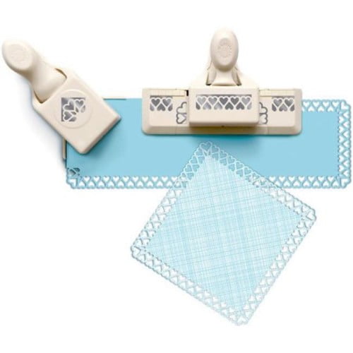 Martha Stewart Crafts Double Hearts Punch Around The Page Set Punch Set