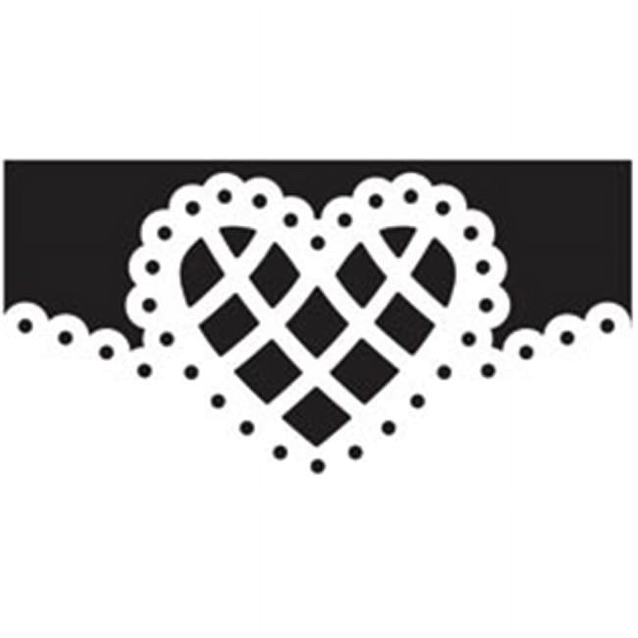 Martha Stewart Deep Edge Punch-Lattice Heart, 1.75