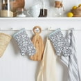 thumbnail image 1 of Martha Stewart Ditsy Floral Oven Mitt Set, 2 Piece, 1 of 4