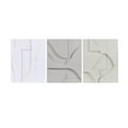 thumbnail image 1 of Martha Stewart Elements 3-Piece Wood Carved Wall Decor in Neutral Gray, 1 of 5
