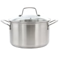 thumbnail image 1 of Martha Stewart Everday Midvale 5 Quart Stainless Steel Dutch Oven with Lid, 1 of 5