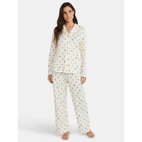Martha Stewart Everyday Women's Pajama Set, 2-Piece, Sizes S-XXL