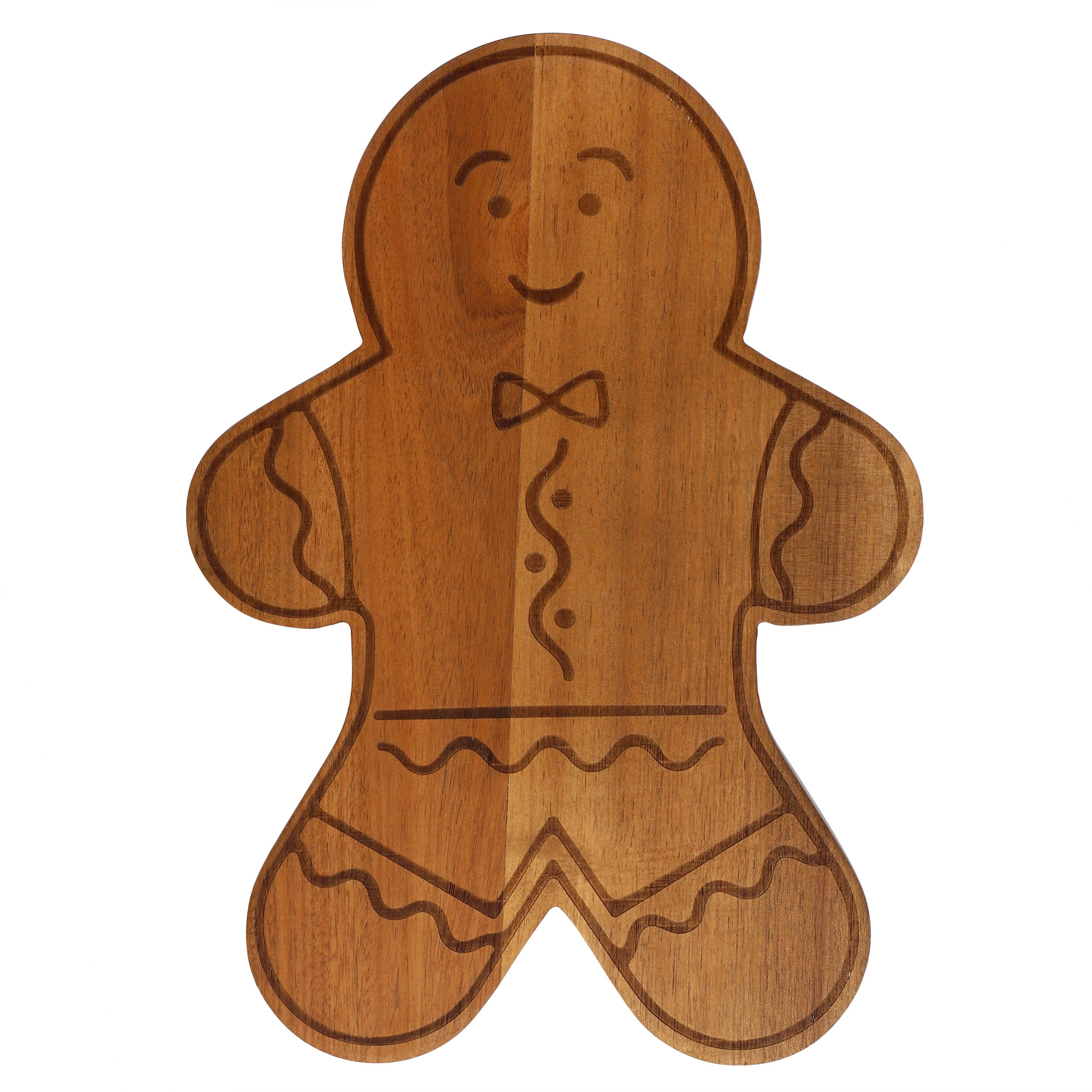 Martha Stewart Everyday 13.9 Inch Acacia Wood Gingerbread Cheese Board
