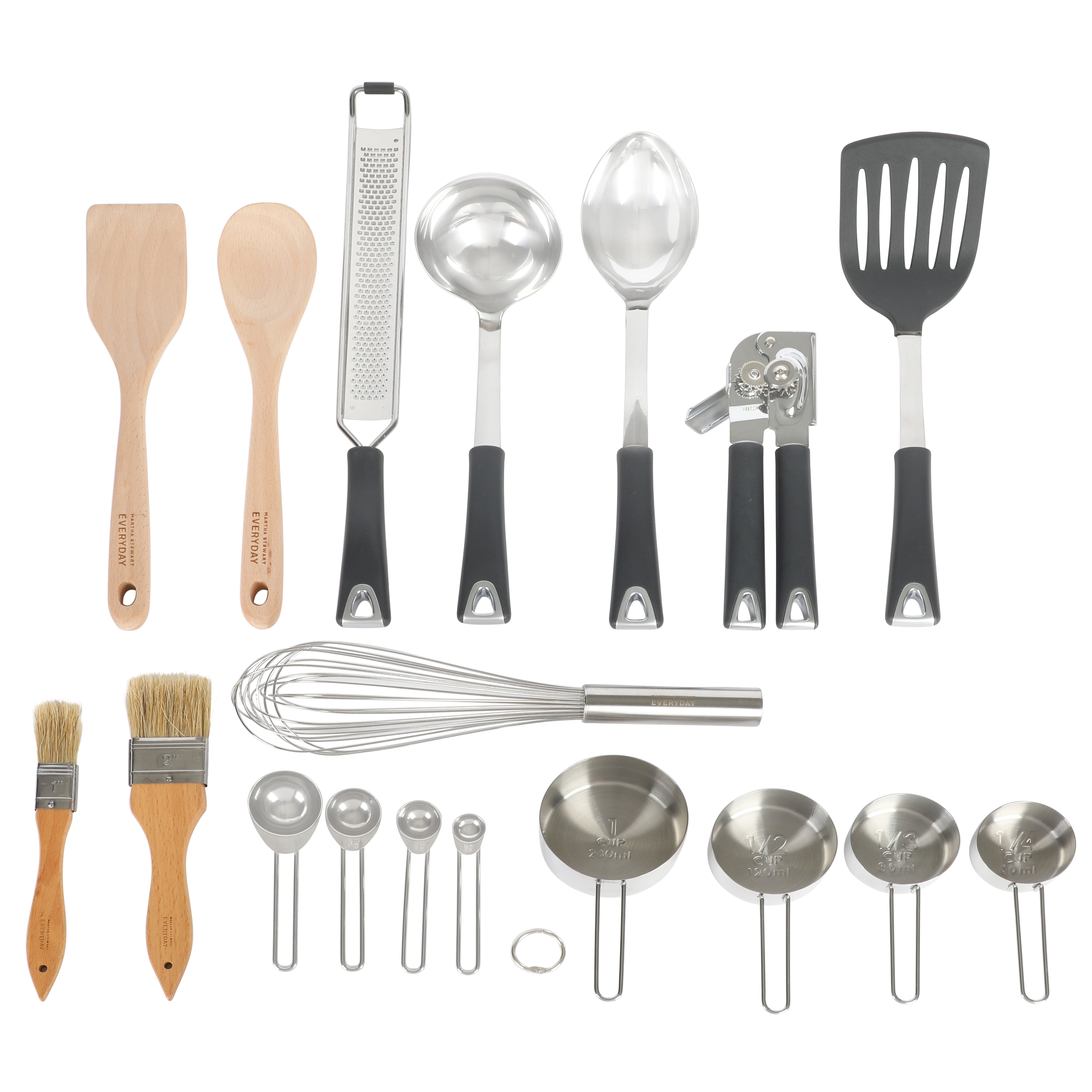 Martha Stewart Silicone and Wood 9-pc. Kitchen Tool Set