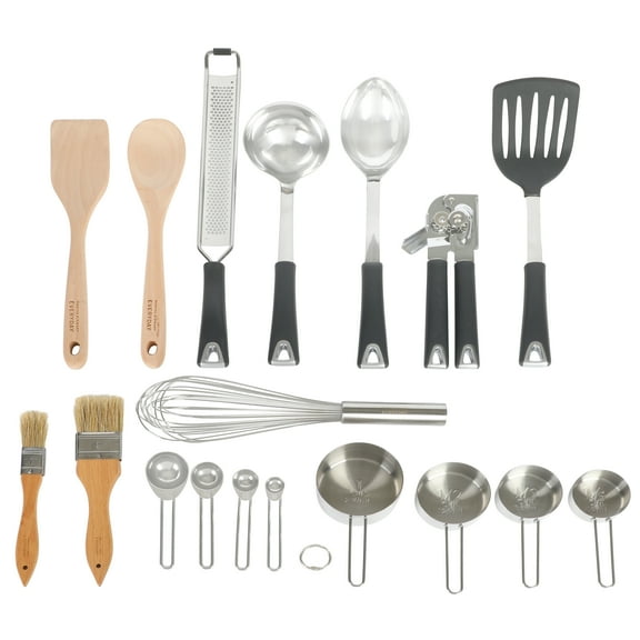 Martha Stewart Everyday 18-Piece Stainless Steel Gadget Set