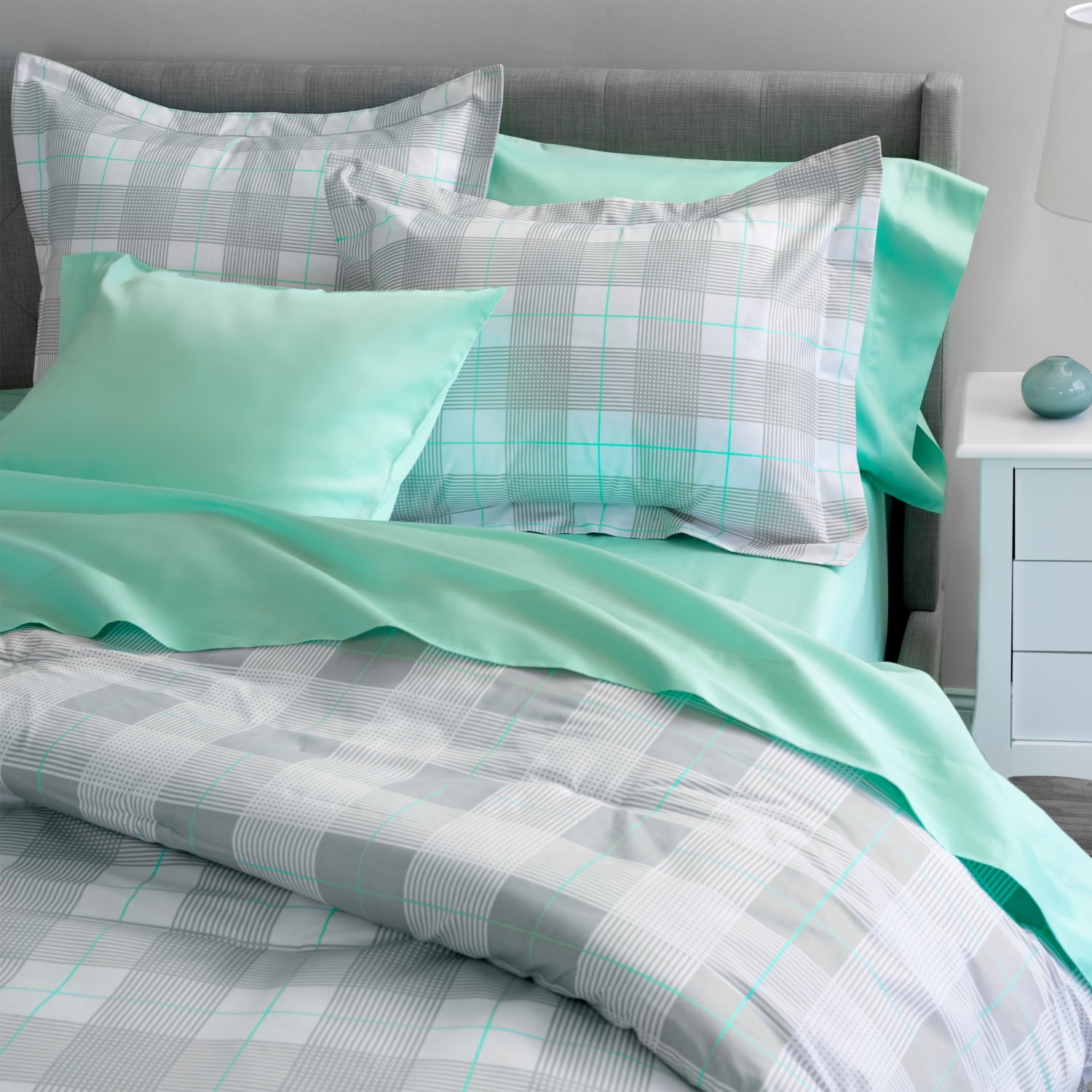 Martha Stewart Everyday 3 Piece Comforter Set - King, Billy Check
