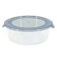 thumbnail image 1 of Martha Stewart Everyday 32 Ounce Round Glass Storage Container in Grey, 1 of 4