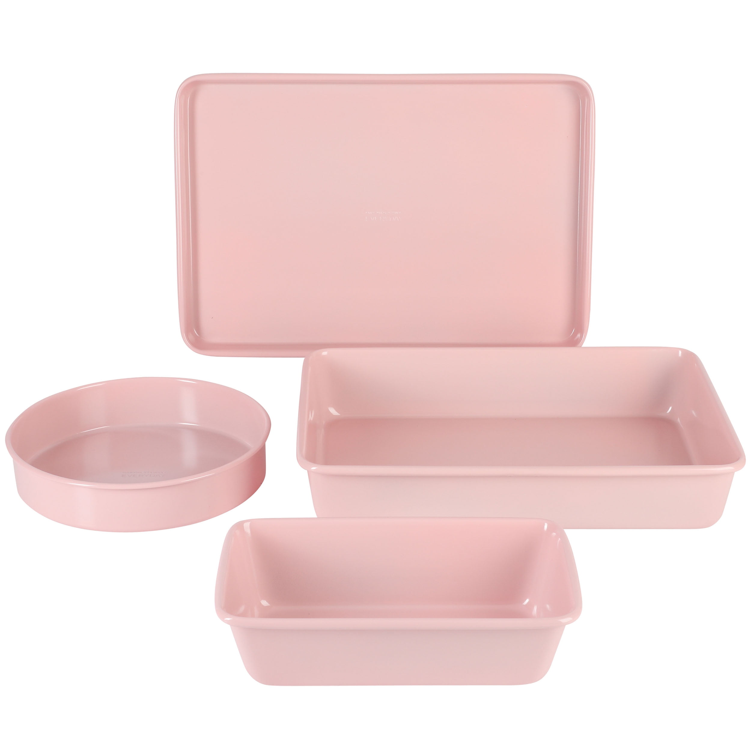 Martha Stewart Everyday Carbon Steel 4 Piece Colored Bakeware Set in