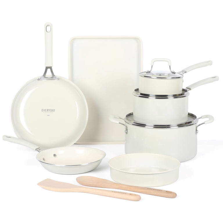 Martha Stewart Cookware Set Linen - Walmart.com