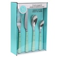 thumbnail image 1 of Martha Stewart Everyday Garden Cottage 16 Piece Stainless Steel Flatware Set in Mint, 1 of 6