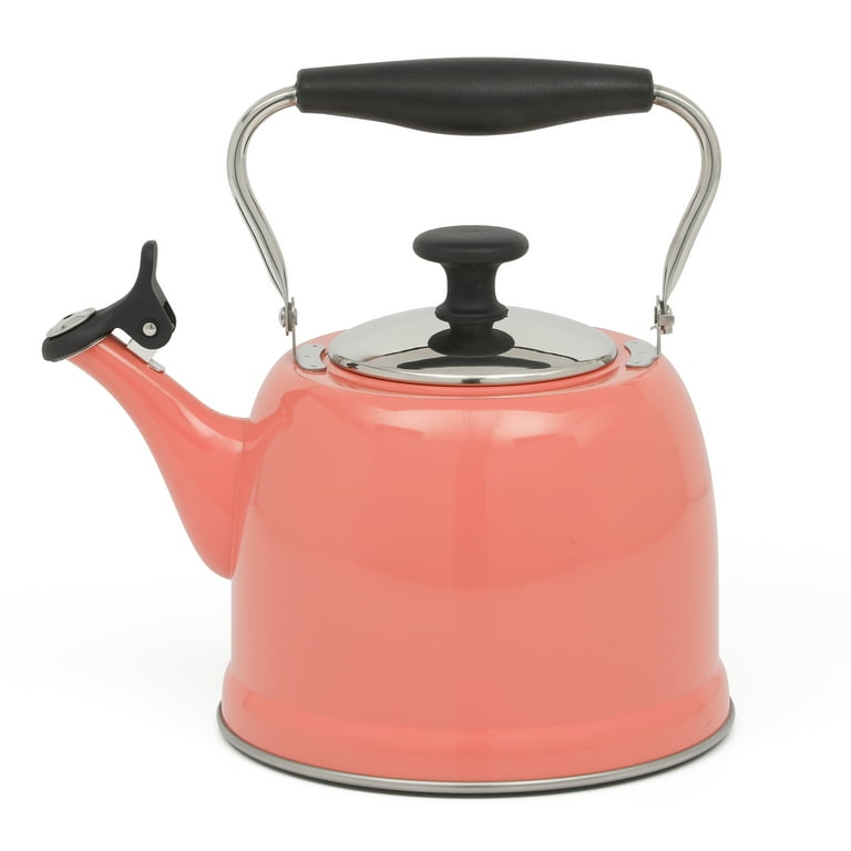 Martha Stewart Everyday Lily Pond Coral 2.2-Quart Stainless