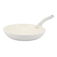 thumbnail image 1 of Martha Stewart Everyday Rexford 9.5 Inch Ceramic Nonstick Aluminum Frying Pan in Linen, 1 of 6