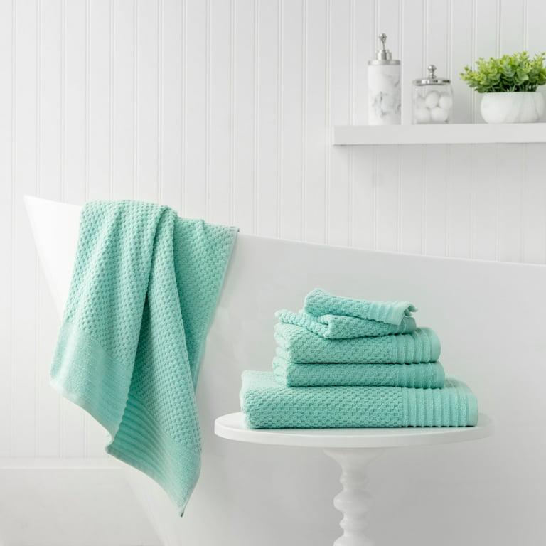 MARTHA STEWART 100% Cotton Bath Towels Set Of  