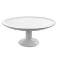 thumbnail image 1 of Martha Stewart Fine Ceramic Cake Stand, 12", White, 1 of 5