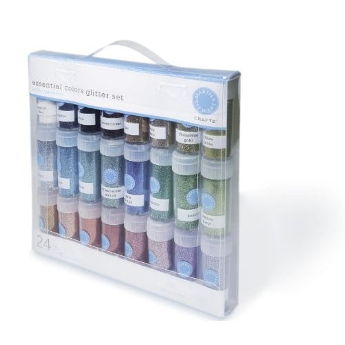 Martha Stewart Fine Glitter .37oz 24/Pkg-Bling Sparkle, Pk 1, Martha Stewart