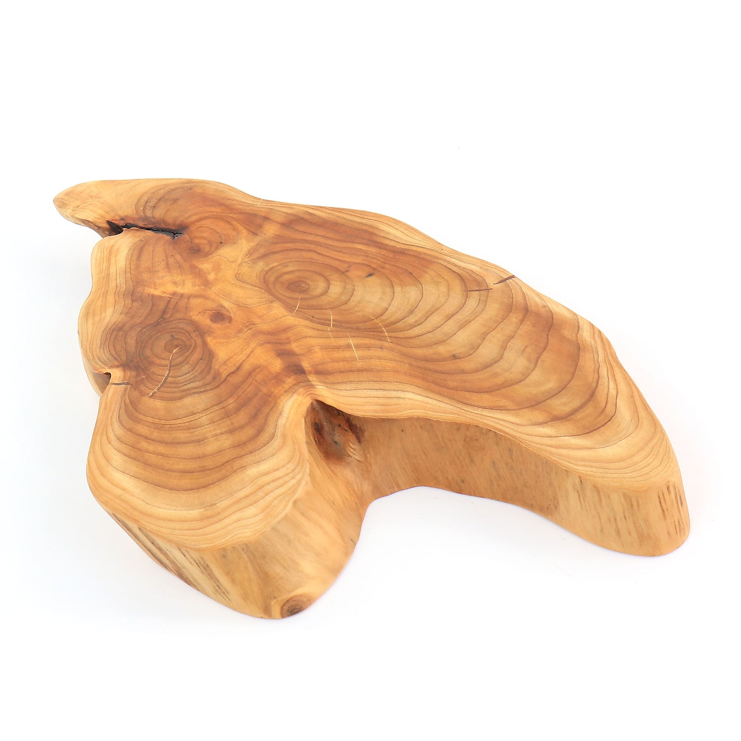 Natural Fir Root Elevated Wooden Server Tray