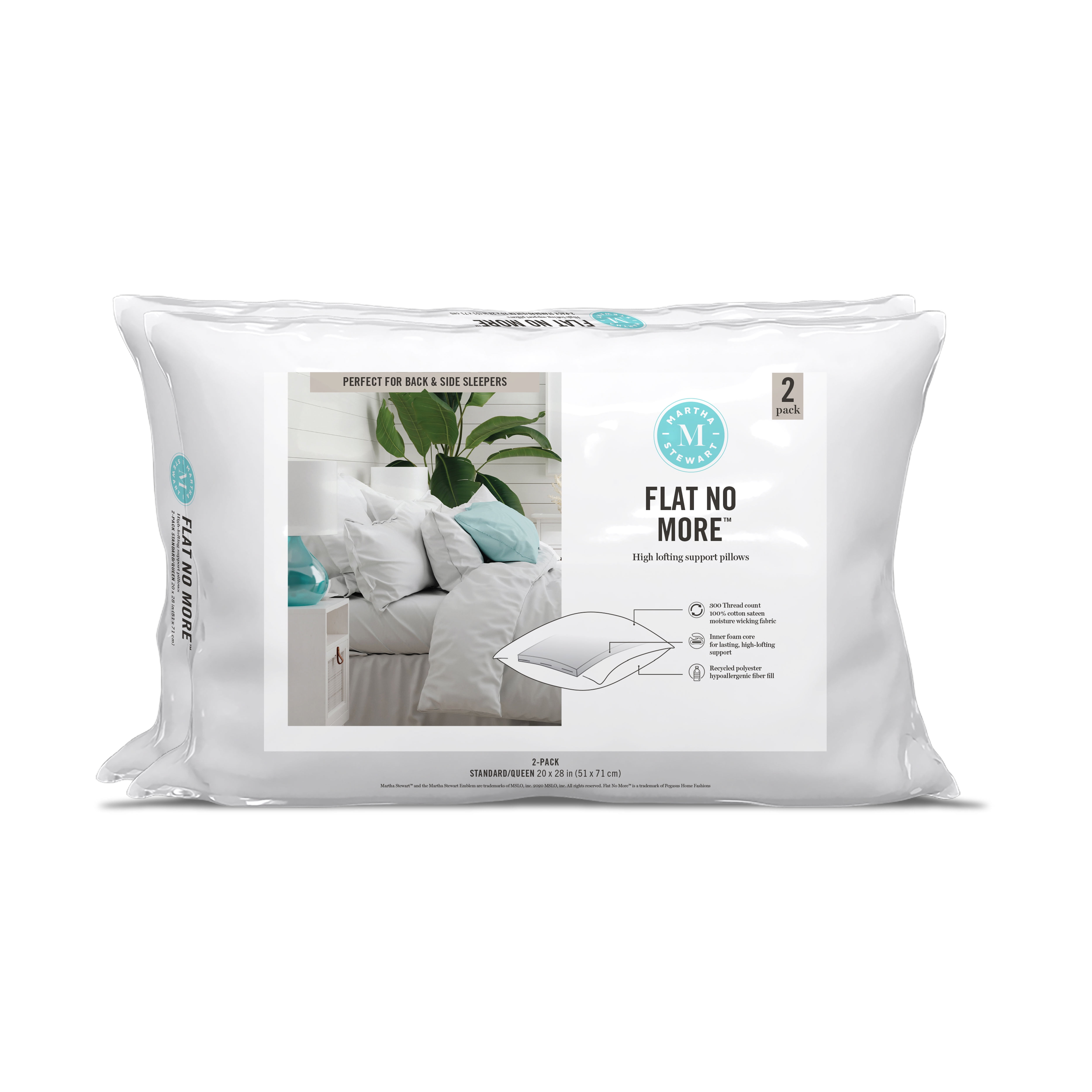  MyPillow Classic Bed Pillow 2 Pack [Standard/Queen, Medium] :  Home & Kitchen