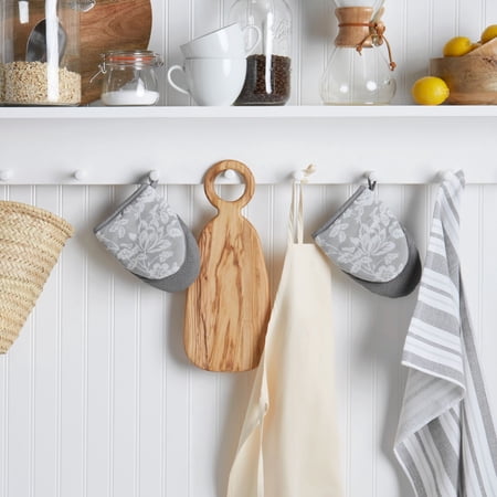 Martha Stewart Floral Vine Mini Oven Mitt Set, 2 Piece