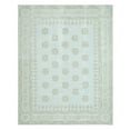 thumbnail image 1 of Martha Stewart Gracious Garden Geometric Bordered Wool Area Rug, Winter's Day, 4' x 6', 1 of 11