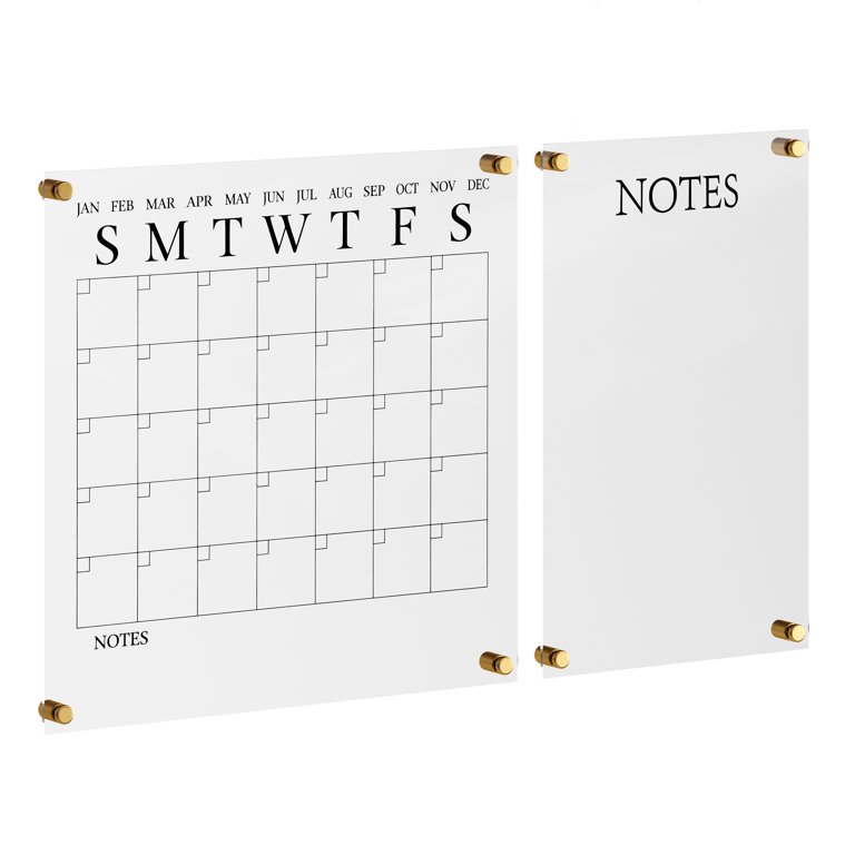 martha-stewart-grayson-acrylic-wall-calendar-and-notes-board-set-with-dry-erase-marker-and-mounting-hardware-clear-with-black-print-walmart-com