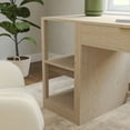 thumbnail image 1 of Martha Stewart Home Office Modular 2 Tier Bookshelf in Light Natural, 1 of 11