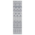thumbnail image 1 of Martha Stewart  Indoor/Outdoor Staika Casual Machine Washable Rug 2' x 7' Runner - Creme/Navy, 1 of 5