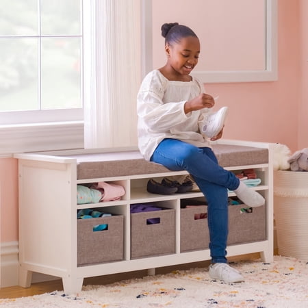 Martha Stewart Kids' Storage Bench - Creamy White