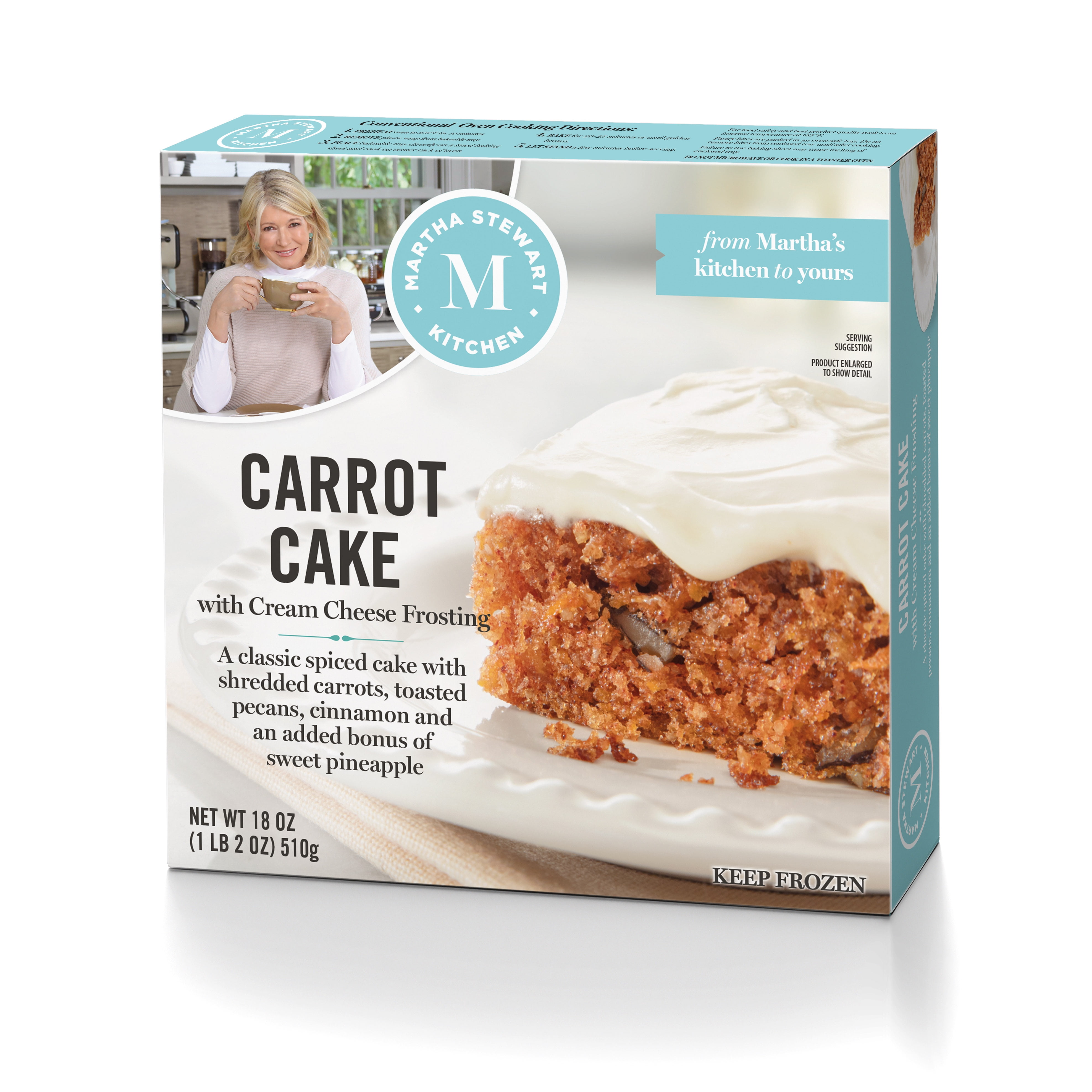 Martha Stewart Kitchen Carrot Cake Frozen Dessert, 21 oz.