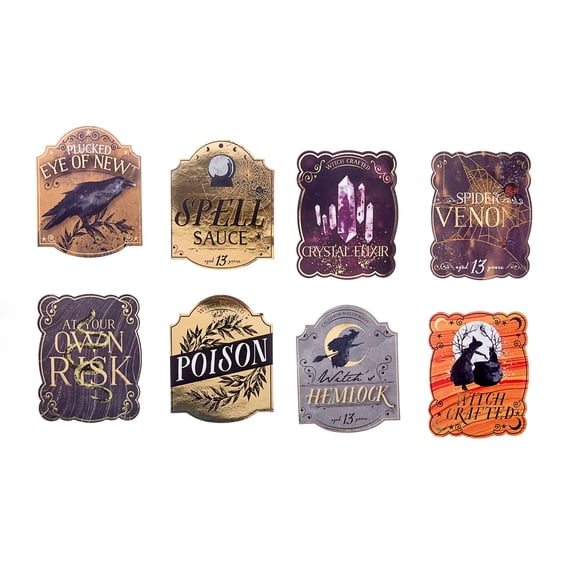 Darice Martha Stewart Crafts Halloween Beverage Labels Assorted styles