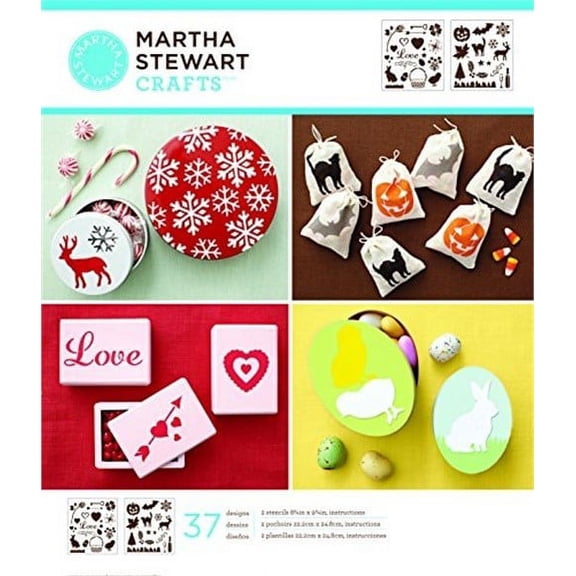 Martha Stewart Laser Cut Stencils: Holiday Icons