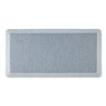 thumbnail image 1 of Martha Stewart Mira Modern Heathered Anti-Fatigue Air-Infused Kitchen Mat, Blue, 19.6"x39", 1 of 5