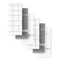 thumbnail image 1 of Martha Stewart Modern Waffle Kitchen Towel Set 6-Pack, Grey, 16"x28", 1 of 10
