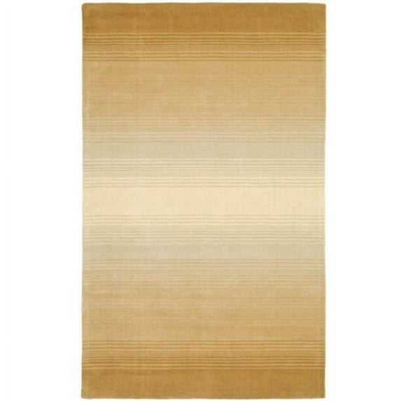 Martha Stewart Ombre Gradient Gold Wool Rug