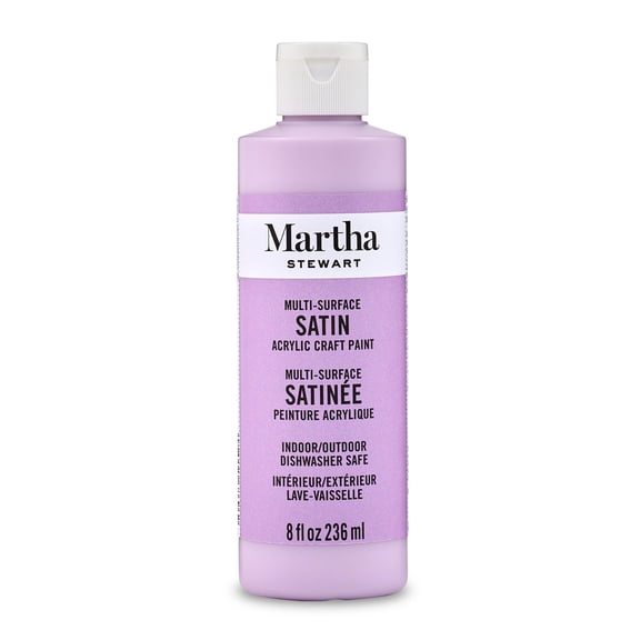 Martha Stewart Premium Satin Finish Craft Paint, Hydrangea Purple, 8 fl oz